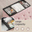 Storage Ottoman, Foldable Velvet Storage Bench - MDF and Velvet - Pink