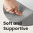 Foldable Storage Ottoman - Fabric - Light Grey - 120L Capacity with Flipping Lid