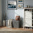 Foldable Storage Ottoman Bench - Fabric - Grey - 300 kg Load Capacity with Flip Lid