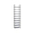 10-Tier Shoe Rack - Metal Frame - Black