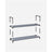 10-Tier Shoe Rack - Metal Frame - Black - Space-Saving Shoe Storage