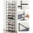 10-Tier Shoe Rack - Metal Frame - Black - Space-Saving Shoe Storage