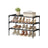 3-Tier Shoe Rack - Metal Frame - Ink Black - Durable and Reliable