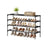 4-Tier Shoe Rack - Non-Woven Fabric - Ink Black