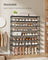 4-Tier Shoe Rack - Non-Woven Fabric - Ink Black