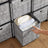 9-Cube Storage Unit - Wood - Heather Grey - Versatile Closet and Bookcase Organizer