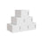 Shoe Organiser Box Set - Plastic - White - Stackable and Foldable