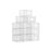 Shoe Storage Boxes - Plastic - Transparent and White - Stackable and Versatile