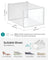 Shoe Storage Boxes - Plastic - Transparent and White - Stackable and Versatile