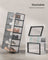 Shoe Storage Boxes - Transparent Plastic - Ink Black - Stackable Organizer for Sizes Up to UK 11