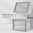 Pack of 12 Stackable Shoe Boxes - Fits UK Size 11 - Transparent