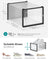 Pack of 12 Stackable Shoe Storage Organisers - Transparent and White - Foldable and Versatile for Sneakers