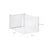 Shoe Storage Organisers - Plastic - Transparent and White - Stackable and Foldable