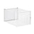 Shoe Storage Organisers - Plastic - Transparent and White - Stackable and Foldable