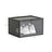 Shoe Organisers - Plastic - Grey - Stackable with Clear Door