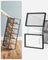 Pack of 18 Transparent Plastic Shoe Storage Boxes - Stackable and Breathable