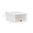Shoe Storage Organizer Set - Plastic - White - Stackable with Flip and Push Front Door