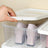 Set of 8 Shoe Storage Boxes - Clear Plastic - Stackable Design