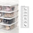 Storage Boxes - Clear Plastic - Transparent - Stackable Shoe Organiser Set of 8