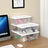Storage Boxes - Clear Plastic - Transparent - Stackable Shoe Organiser Set of 8