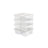 Storage Boxes - Clear Plastic - Transparent - Stackable Shoe Organiser Set of 8