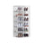 Shoe Storage Boxes - Plastic - Transparent and White - Stackable and Versatile