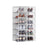 Shoe Storage Boxes - Plastic - Transparent - Stackable Design with Lids