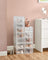 Shoe Storage Boxes - Plastic - Transparent - Stackable Design with Lids