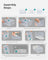 Shoe Storage Boxes - Plastic - Transparent - Stackable Design with Lids