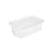 Storage Boxes - Plastic - Clear - Stackable Set of 12 with Lids