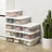 Storage Boxes - Plastic - Clear - Stackable Set of 12 with Lids