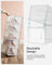 Stackable Shoe Storage Boxes - Plastic - Transparent and White - Foldable Design