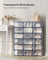 Stackable Shoe Boxes - Plastic - Transparent - 18-Pack Solutions for Sneakers