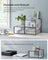 Shoe Organisers - Plastic - Transparent and White - Stackable and Foldable