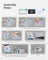 Shoe Organisers - Plastic - Transparent and White - Stackable and Foldable