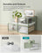 Stackable Shoe Boxes - Plastic - Transparent - Foldable and Versatile