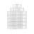 Shoe Storage Organizers - Plastic - Transparent and White - Stackable and Foldable