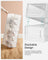 Shoe Storage Organizers - Plastic - Transparent and White - Stackable and Foldable