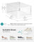 Shoe Storage Organizers - Plastic - Transparent and White - Stackable and Foldable