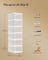 Shoe Storage Organiser - Pack of 6 - Transparent - Stackable and Foldable