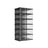 Stackable Shoe Boxes - Pack of 12 - Transparent - Foldable and Portable