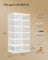 Shoe Storage Organizer - Plastic - Transparent - Pack of 12 Stackable Design