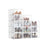 Shoe Storage Boxes - Plastic - Transparent - Set of 12 for Shoes up to UK Size 9