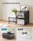 Shoe Storage Organisers - Plastic - White - Stackable with Clear Doors