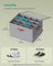 Shoe Organiser Box - Plastic - Dove Grey - Customisable with Adjustable Dividers