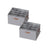 Shoe Organiser Boxes - Plastic - Dove Grey - Customisable with Adjustable Dividers