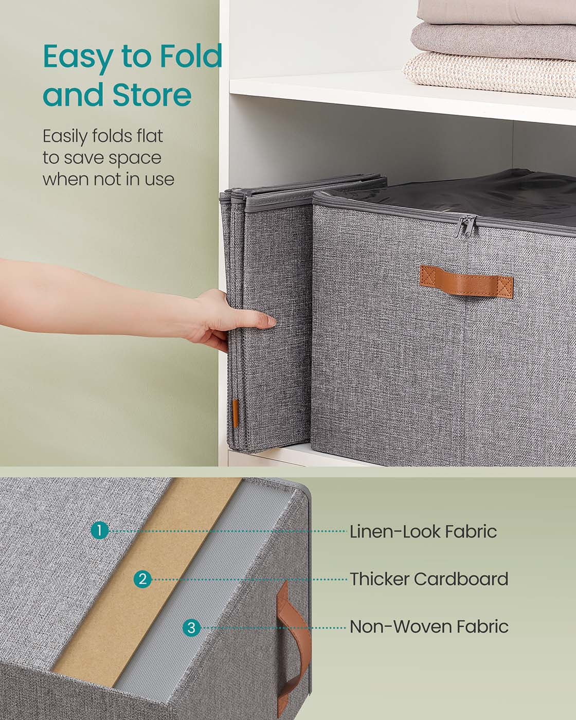 Shoe Organiser Boxes - Plastic - Dove Grey - Customisable with Adjustable Dividers