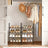 4-Tier Shoe Rack - Metal Frame - Black - Bedroom