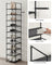 10-Tier Shoe Rack - Metal Frame with Non-Woven Fabric Shelves - Black - Versatile Storage Organizer for Hallway