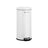 Pedal Trash Can - Metal - White - 30L Capacity